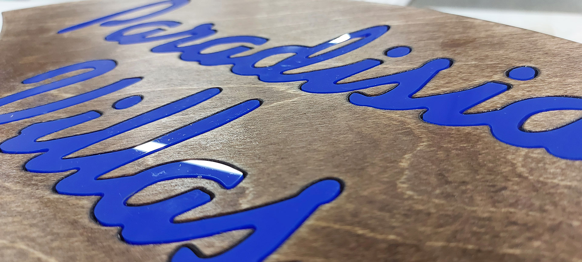 Metallic Sign