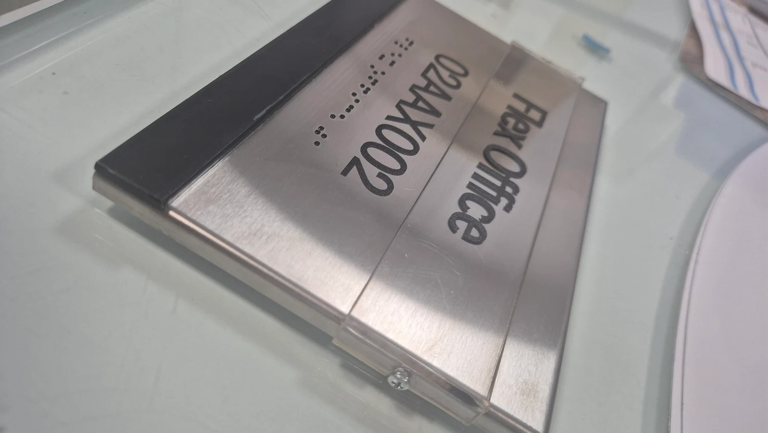 Metal sign