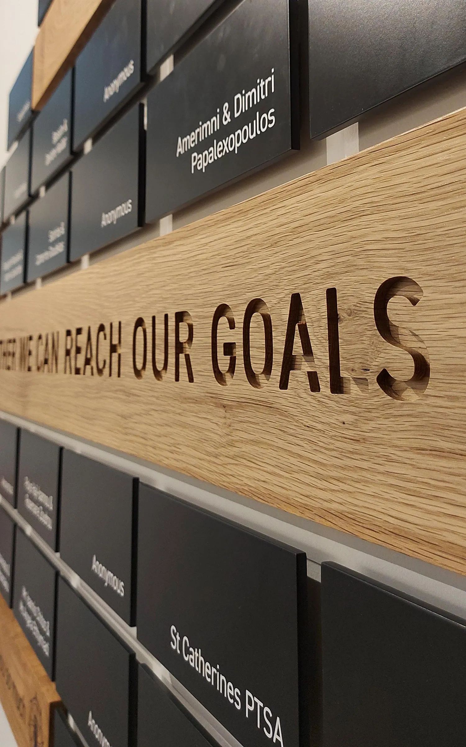 St Catherines Donor wall – Technical study