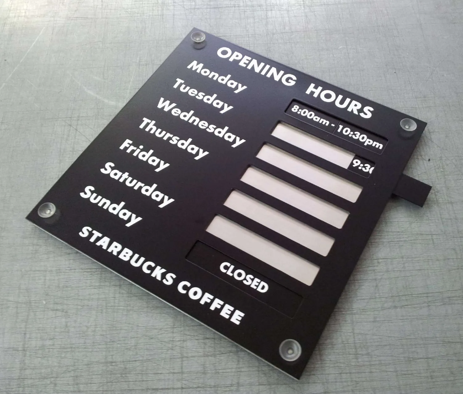 Starbucks Orario – Technical study